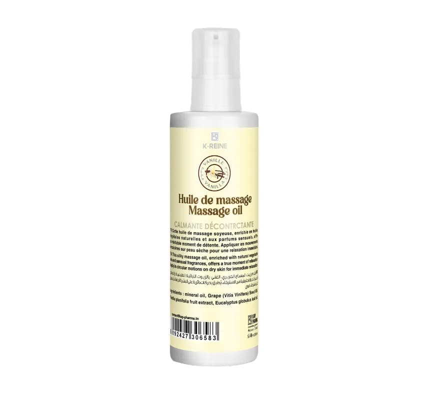 K-REINE HUILE DE MASSAGE EUCALYPTUS VANILLE 200ML