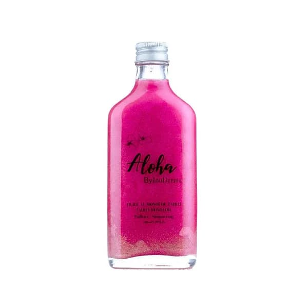 Inoderma Aloha Huile au Monoi de Tahiti Pailletee Pink 100 ml