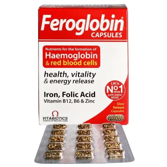 Vitabiotics Feroglobin,30 Capsules