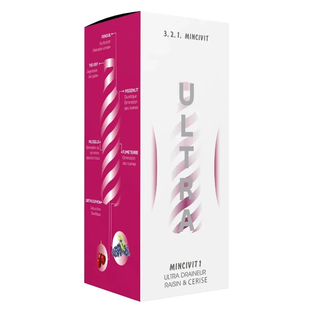 Mincivit Ultra Draineur Raisin et Cerise 250 ml