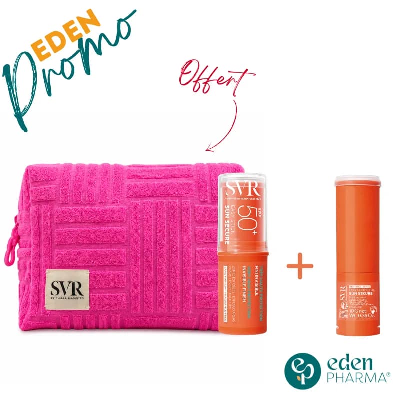 SVR Trousse Sun Secure Stick SPF50 10 g + SVR Sun Secure Recharge Stick SPF50 10 g