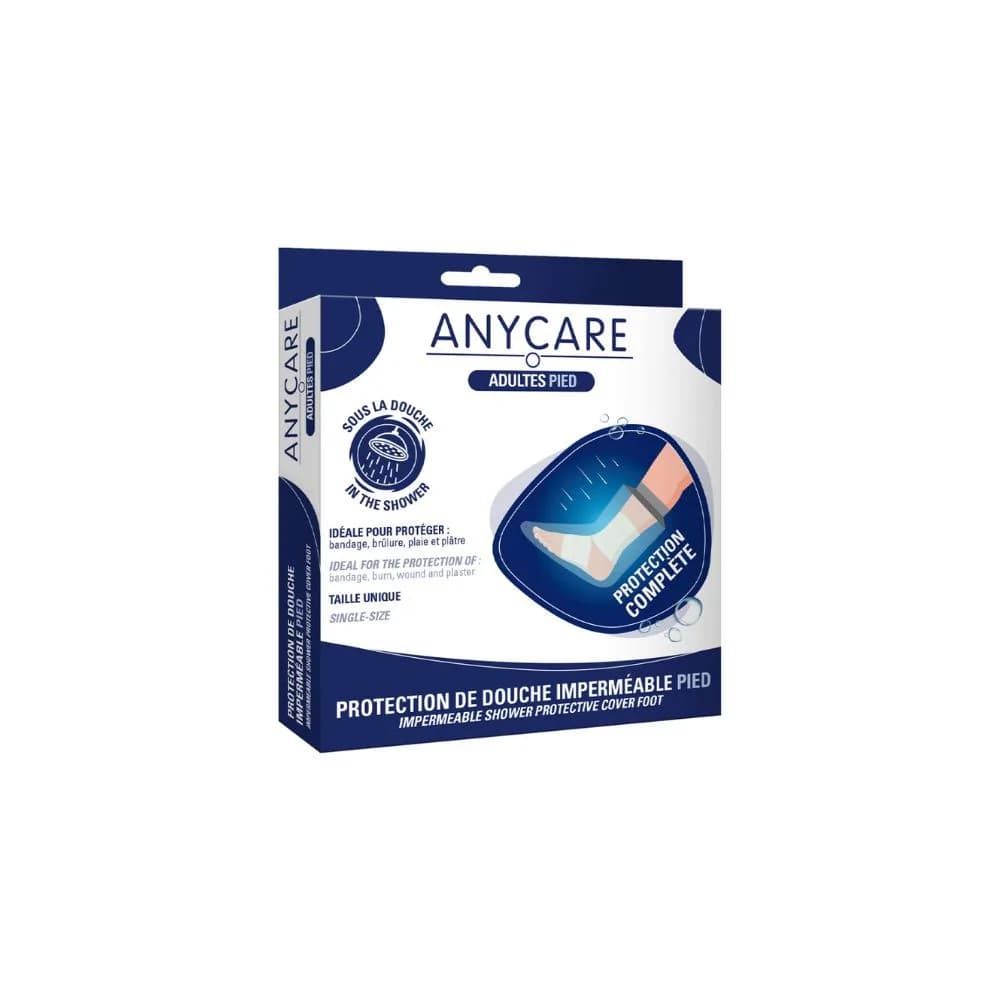 Anycare Protection de Douche Imperméable Adulte Pied