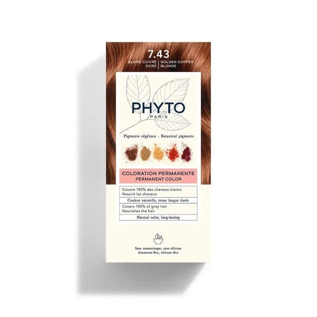 Phyto Phytocolor 7.43 Blond Cuivré Doré 1 Kit