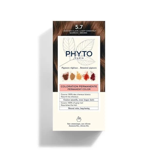 Phyto Phytocolor Couleur Soin 5.7 Chatain Clair Marron