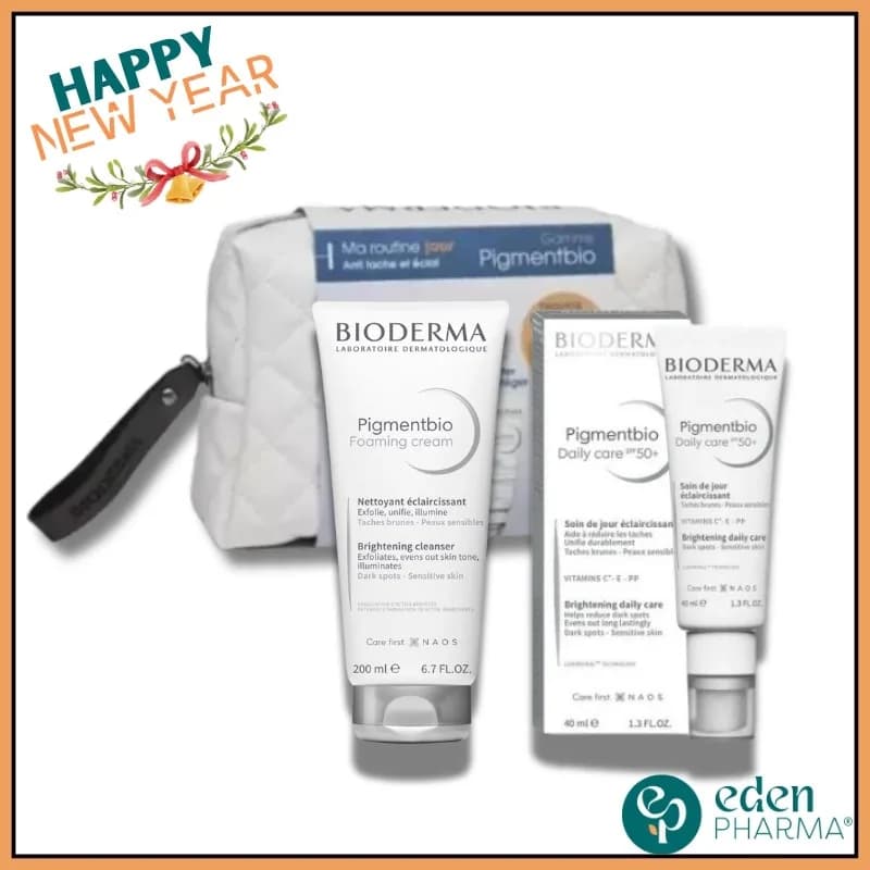 Bioderma Pigmentbio Ma Routine Jour Mousse Nettoyante + Daily Care SPF50 + Trousse Offerte