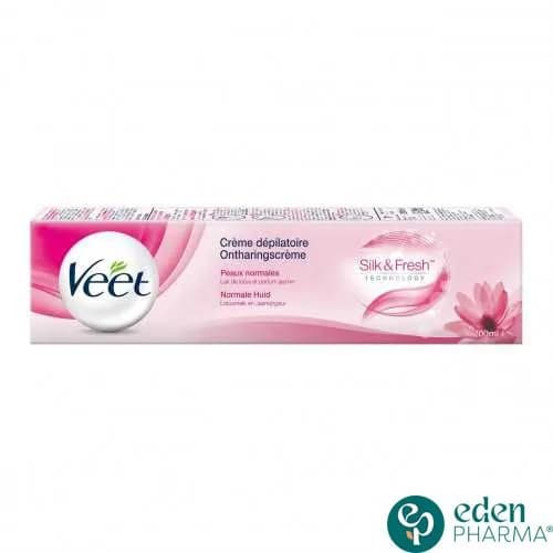 Veet Creme Depilatoire pour Peaux Normales (Rose) , 100 ml