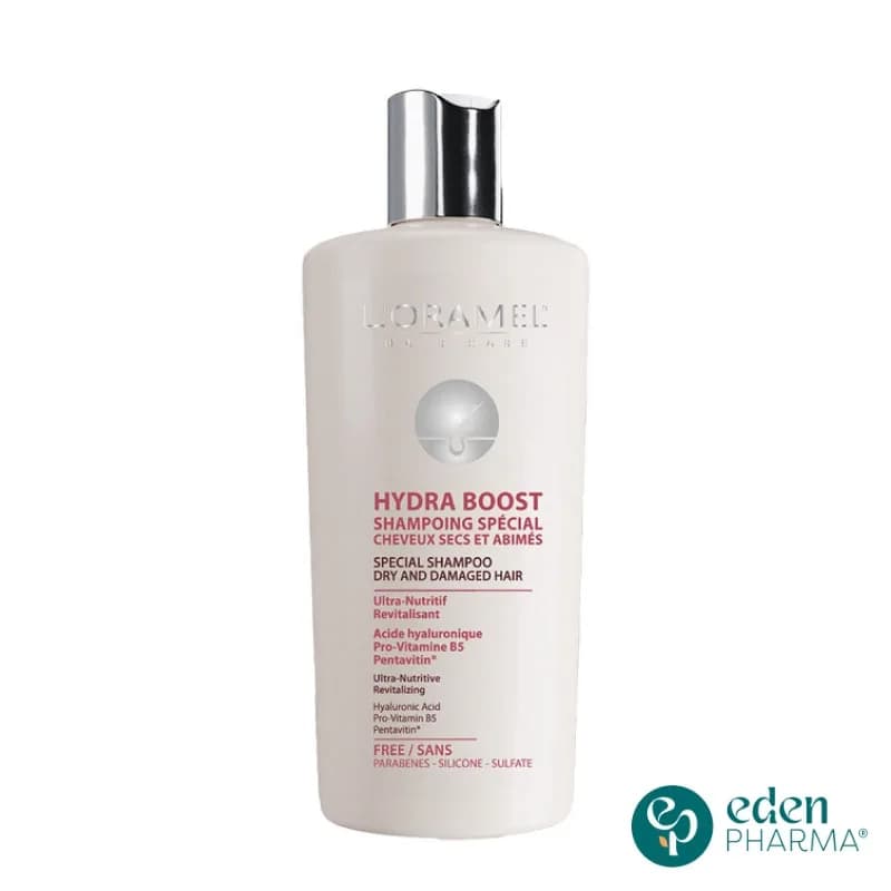 L'Oramel Hydra Boost Shampoing Spécial pour Cheveux Secs et Abîmés 300 ml