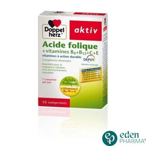 Aktiv Acide Folique Vitamines B+c+e 30 Comprimes