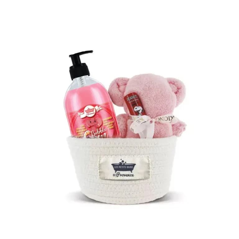 Les Petits Bains de Provence Panier Enfant Rose
