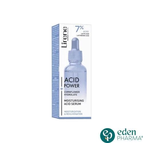 Lirene Acid Power Serum Hydratant a L'Hydrolat de Bluet 30 ml
