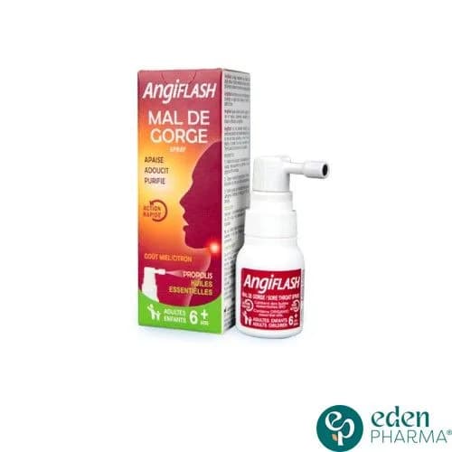 Angiflash Mal de Gorge Spray Miel Citron 20 ml