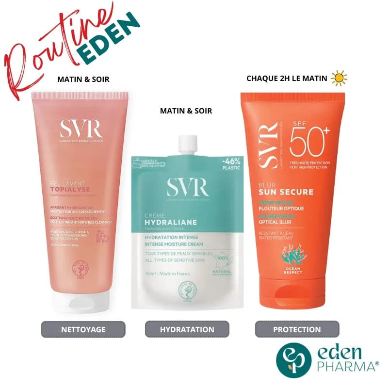 SVR Trio Basique Peau Normale + Blur -40%
