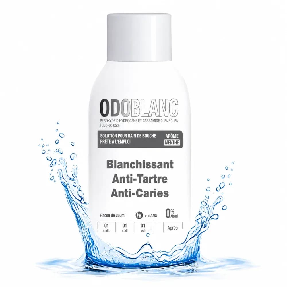 Stoderma Odoblanc Bain de Bouche Blanchissant 250 ml