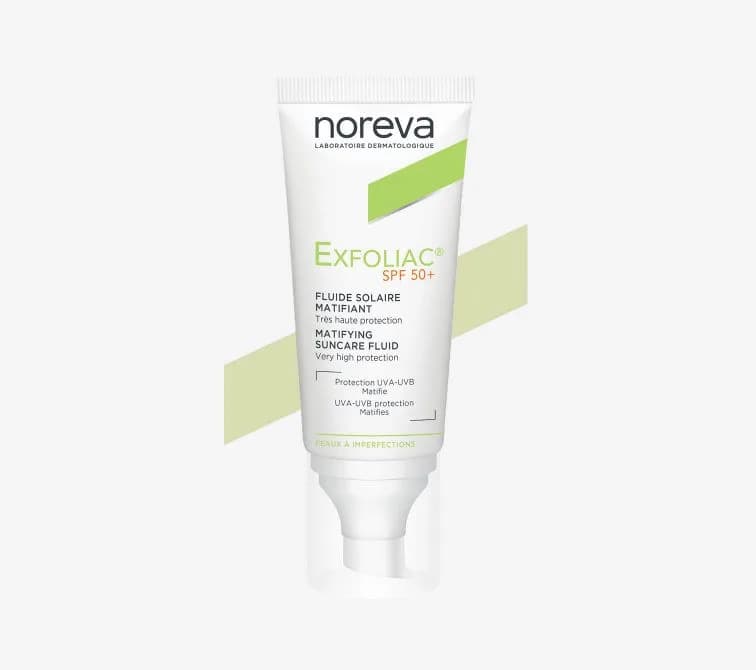 Noreva Exfoliac Fluide Solaire SPF 50+ 40 ml