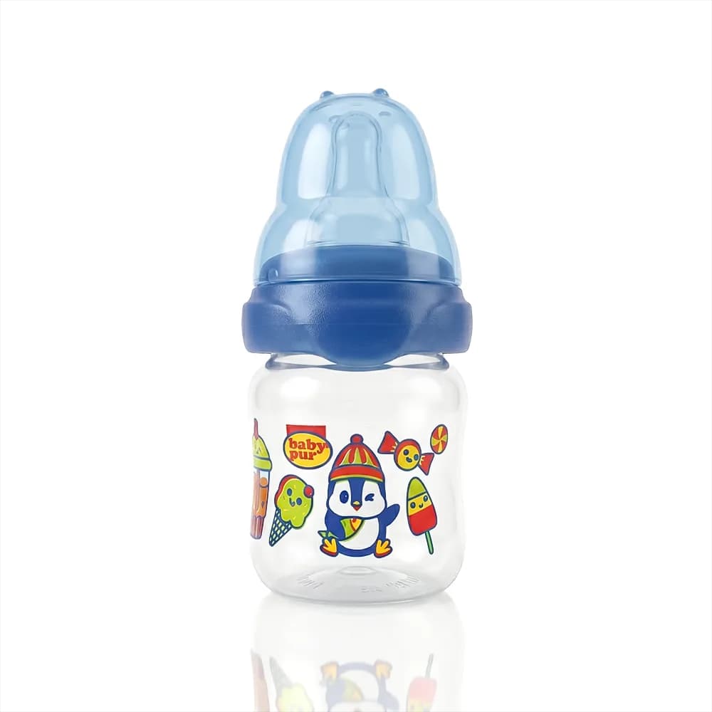 Baby Pur Micro Biberon en Plastique Couvercle Ourson 60 ml 82984