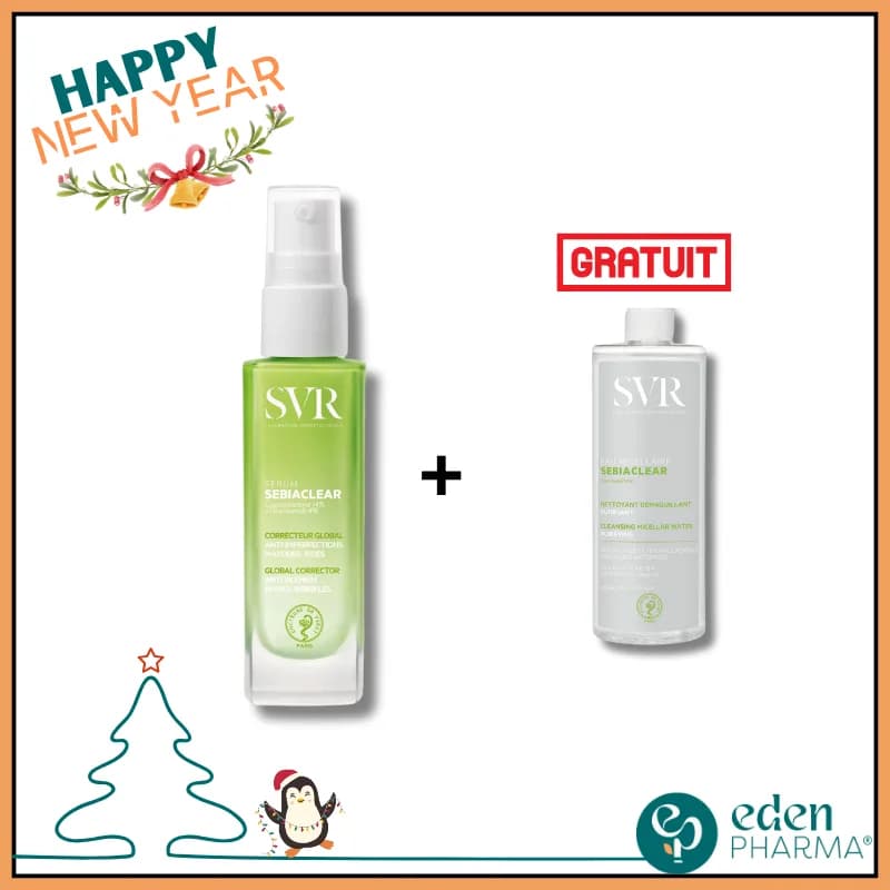 Vente Flash SVR Sebiaclear Serum + Eau Micellaire 75 ml Gratuite