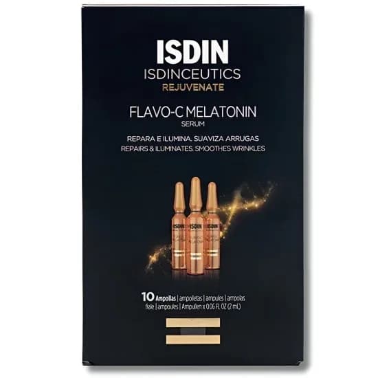 Isdinceutics Flavo-C Melatonin Serum Reparateur Nuit 10 Unidoses de 2 ml