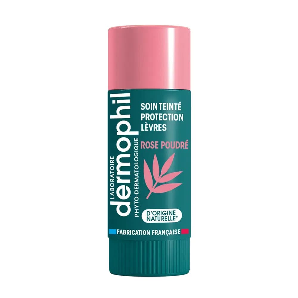 Dermophil Stick a Levres Soin Teinte Rose Poudre 4 gr