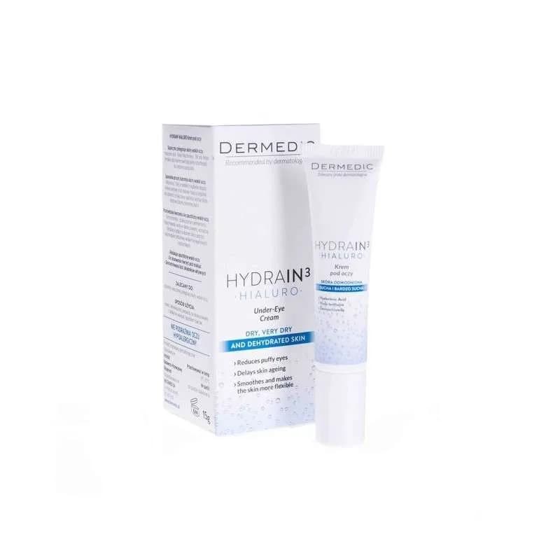 Dermedic Hydrain 3 Creme Contour des Yeux Hydratant 15 ml