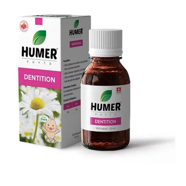 Humer Phyto Dentition Sirop sans Sucre 125 ml