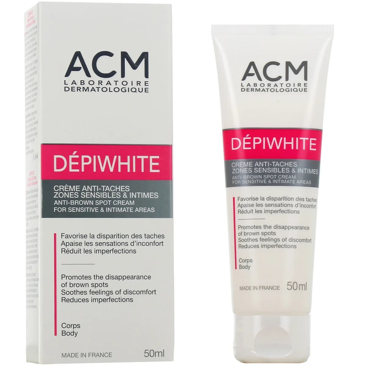 Acm Dépiwhite Crème Anti-Taches Zones Sensibles & Intimes 50 ml