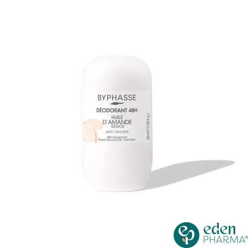 Byphasse Deodorant Roll On Anti Taches Huile D'Amande Douce 50 ml
