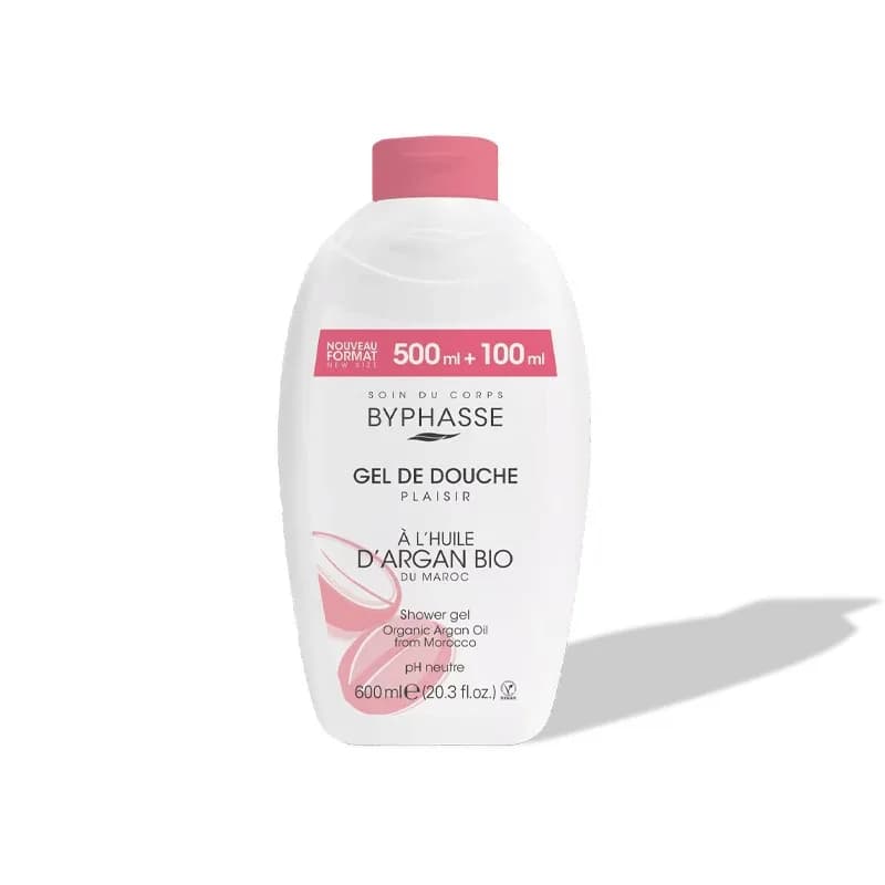 Byphasse Gel de Douche a L'Huile D'Argan Bio 600 ml
