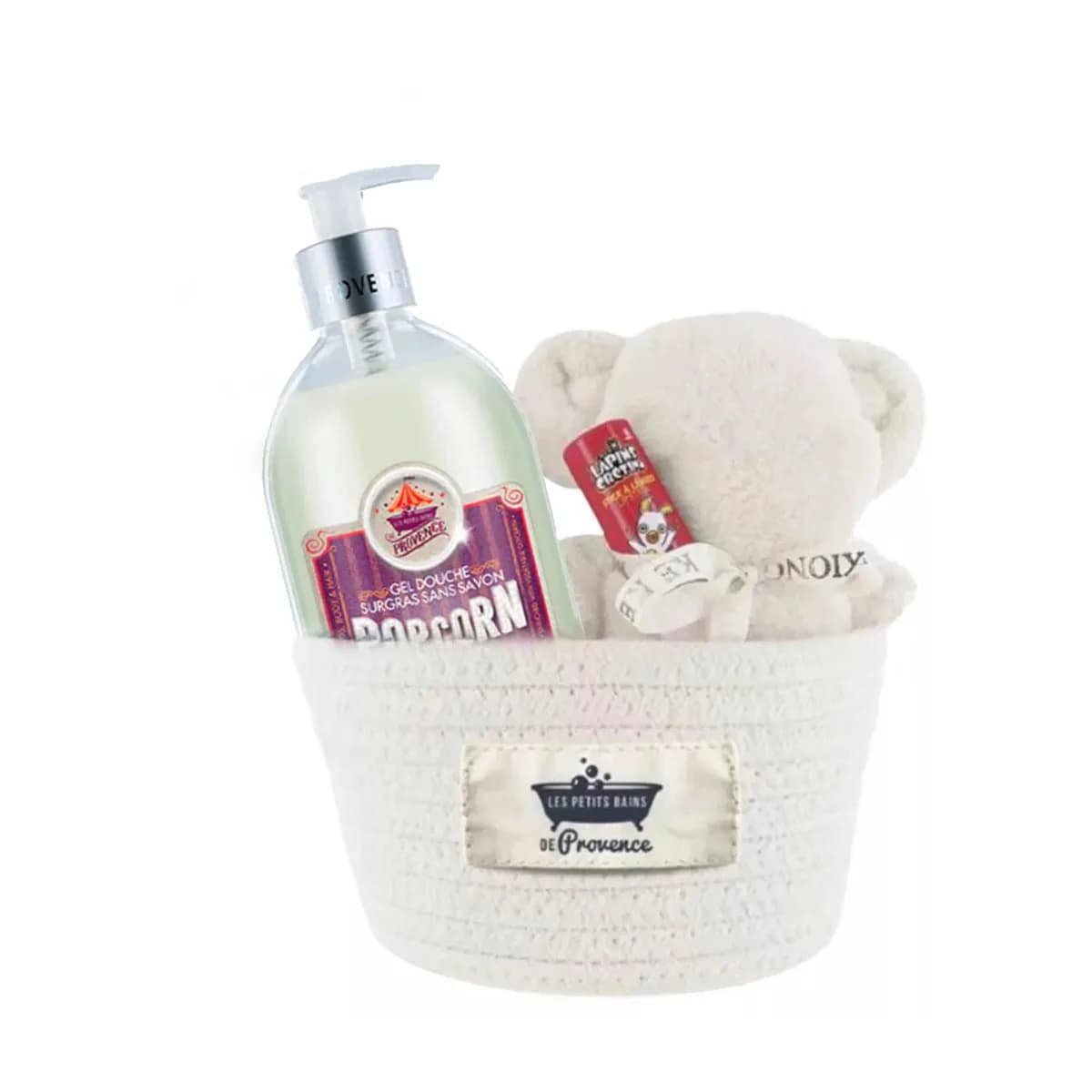 Les Petits Bains de Provence Panier Enfant Blanc