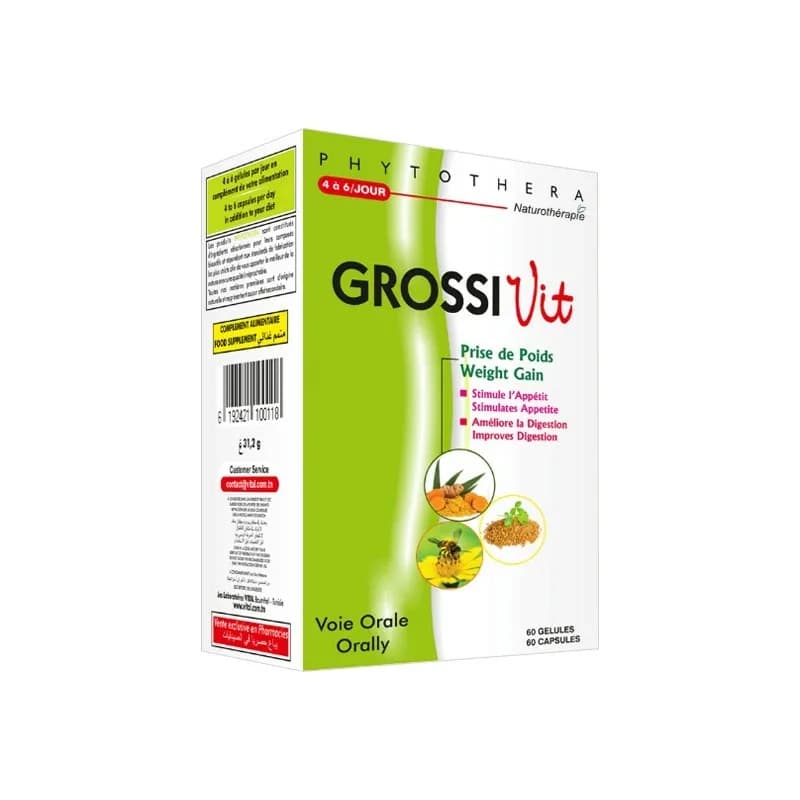 Vital Phytothera Grossivit 60 Gelules
