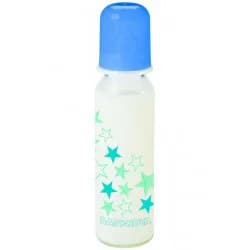 Baby Nova Biberon en Verre 240 ml Decore 0-24 Mois