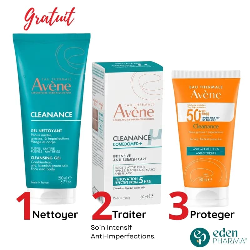 AVENE PACK CLEANANCE ANTI-IMPERFECTIONS GEL NETTOYANT 200ML OFFERT