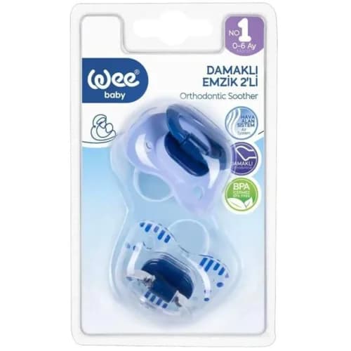 Wee Baby Sucette Double Coloree 0-6m 165