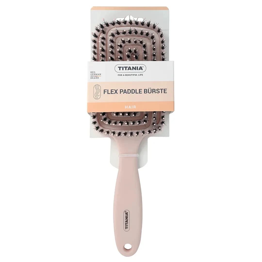 Titania Brosse Paddle Flex Rose Poudré 2858
