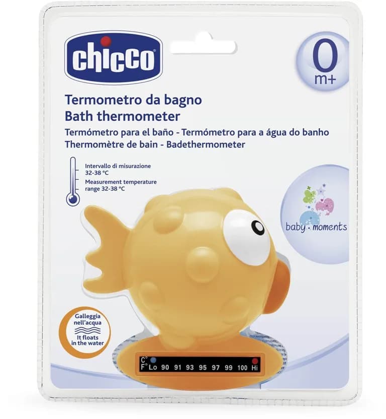 Chicco Thermometre de Bain Orange Fish