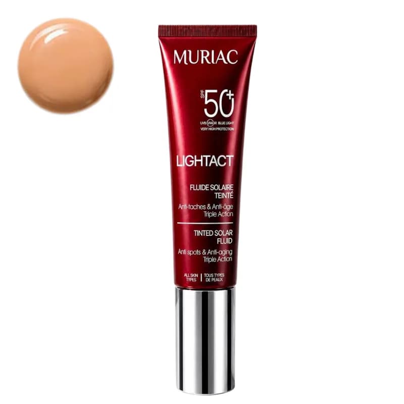 Muriac Lightact Fluide Solaire Teinte SPF50+ 02 Beige Naturel
