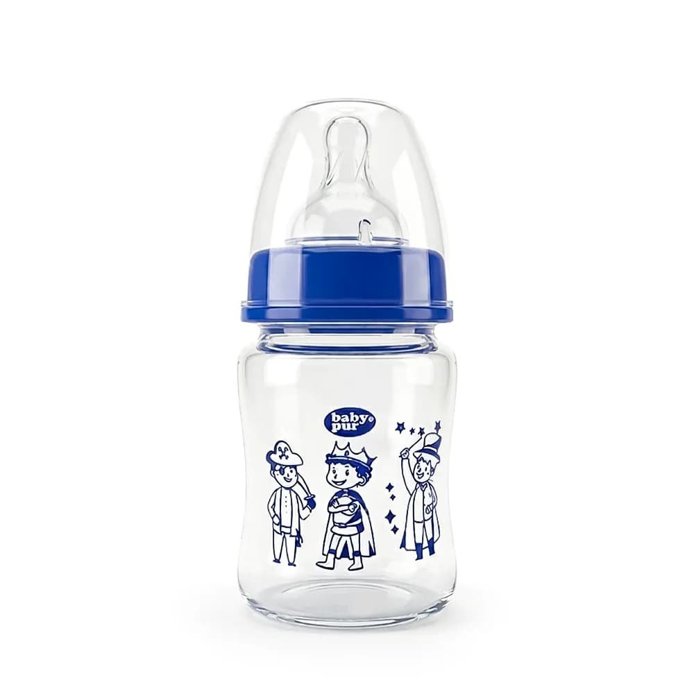 Baby Pur Biberon en Verre Col Large 150 ml Ref 76505