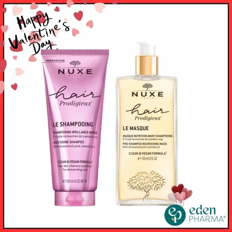 Nuxe Hair Duo Shampoing et le Soin Avant-Shampoing