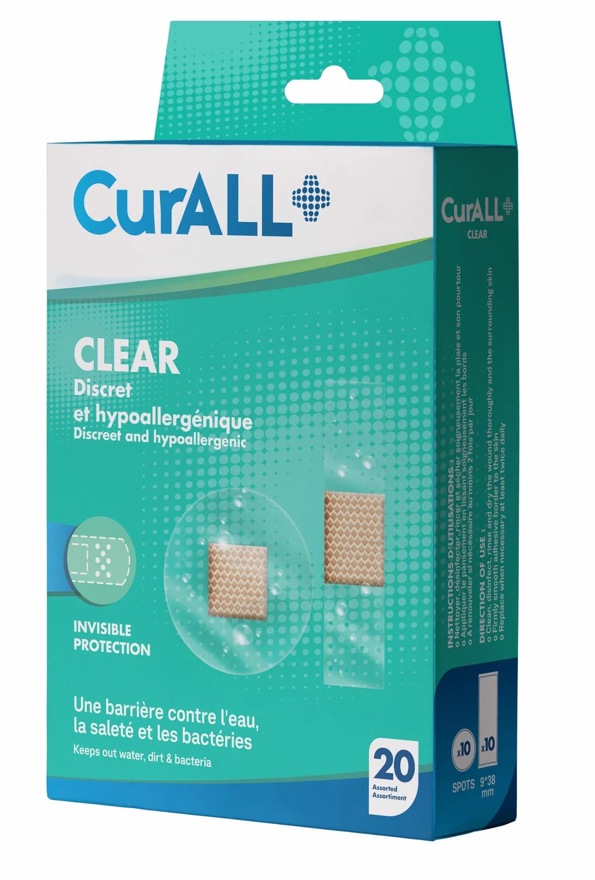 Curall Clear Pansement Invisible B/20