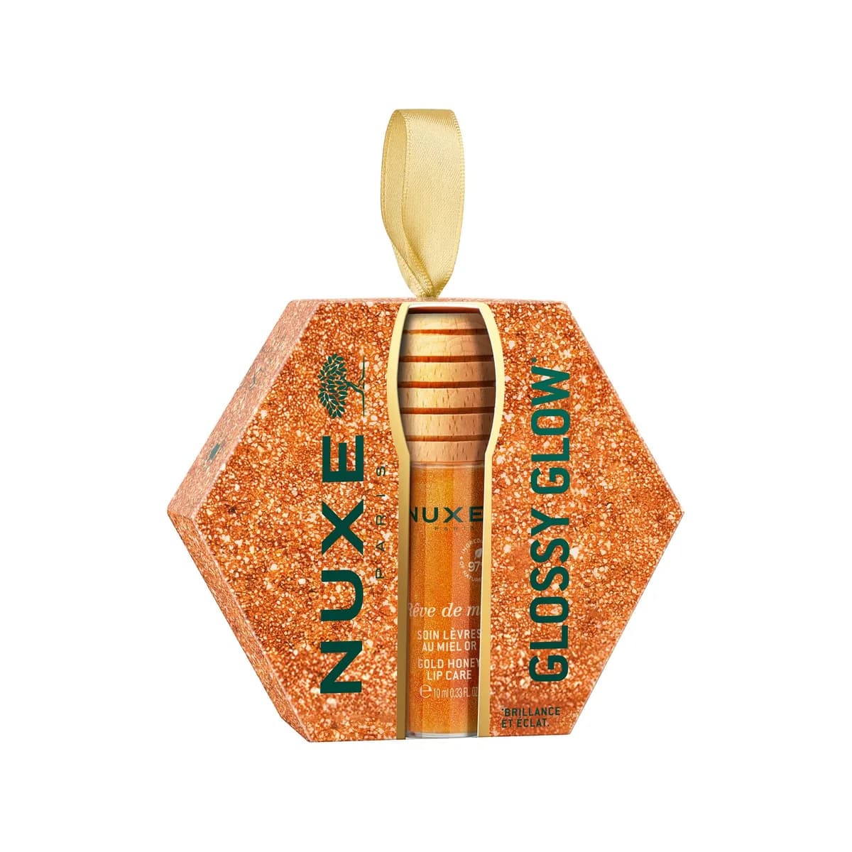 NUXE COFFRET NOEL LE GLOW MIEL SOIN DES LEVRES AU MIEL GLOWY 10ML REF 2471