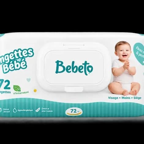 BEBETO LINGETTES BEBES BOITE 72