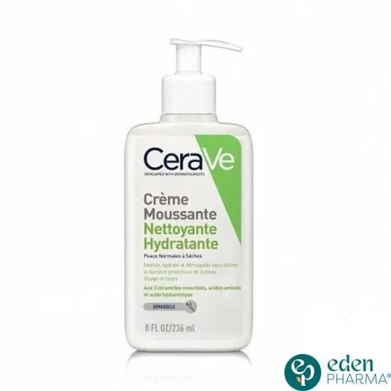 Cerave Creme Moussante Hydratante Peau Seche 236 ml
