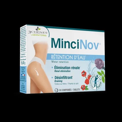 3 Chenes Anti-Eau Desinfiltrant et Amincissant 30 Comprimes