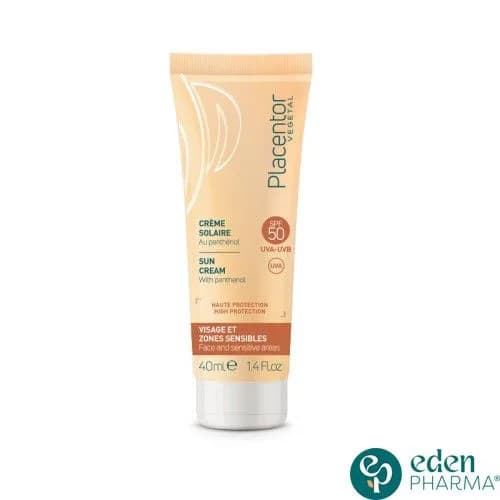 Placentor Vegetal Creme Solaire Invisible au Panthenol SPF50 40 ml