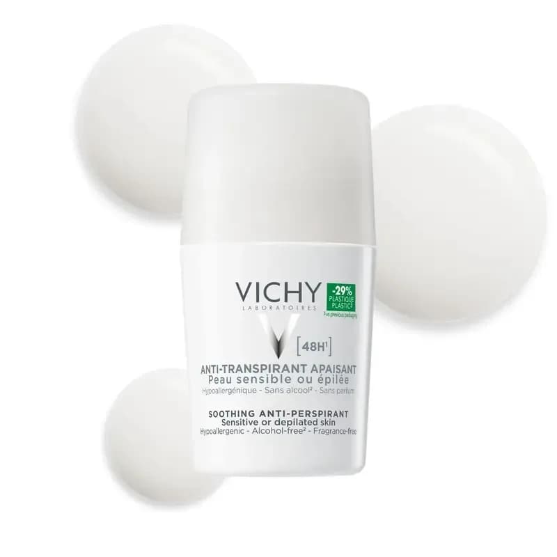 VICHY DEODORANT ANTI-TRANSPIRANT 48H PEAUX SENSIBLES 50ML
