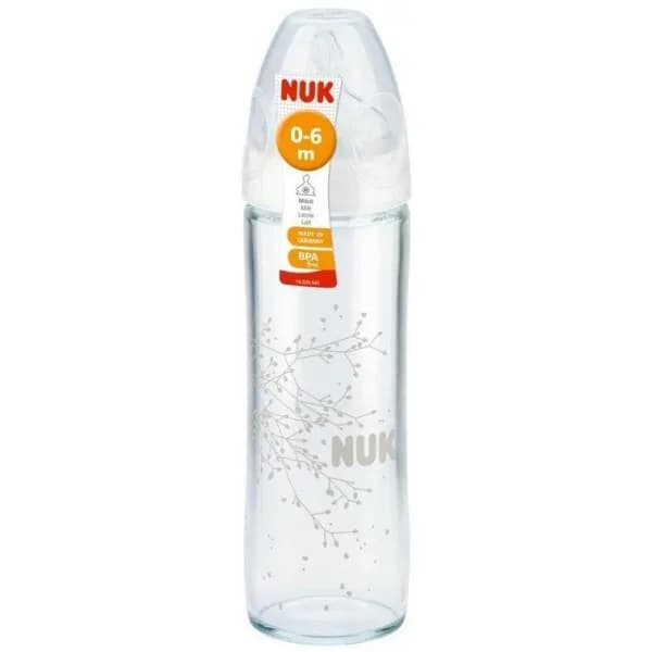 Nuk Biberon Verre New Classic 0-6m 240 ml