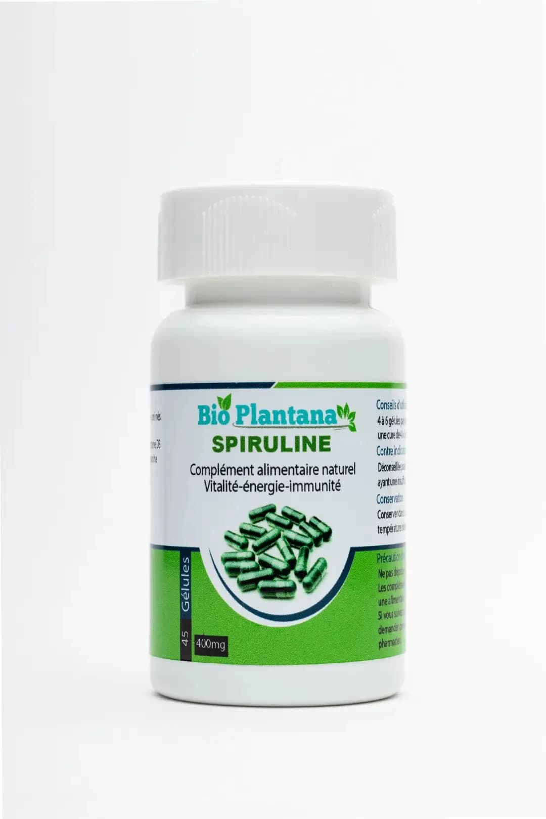 Bio Plantana Spiruline 45 Gélules