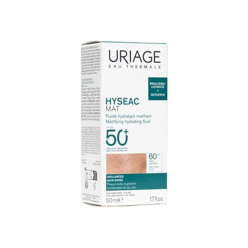 URIAGE HYSEAC FLUIDE MATIFIANT SPF50+ 50 ML