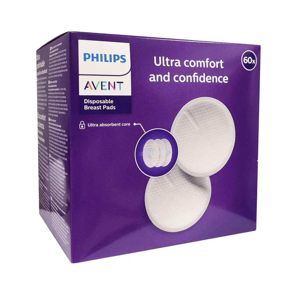 AVENT COUSSINETS D'ALLAITEMENT BOITE DE 60 JOUR ET NUIT