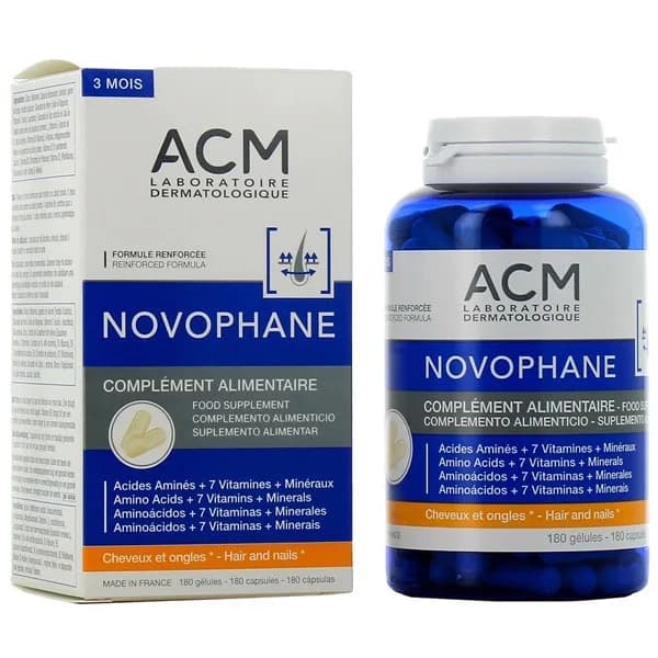 Acm Novophane Ongles + Cheveux 180 Gelules (120+60 Gratuites)