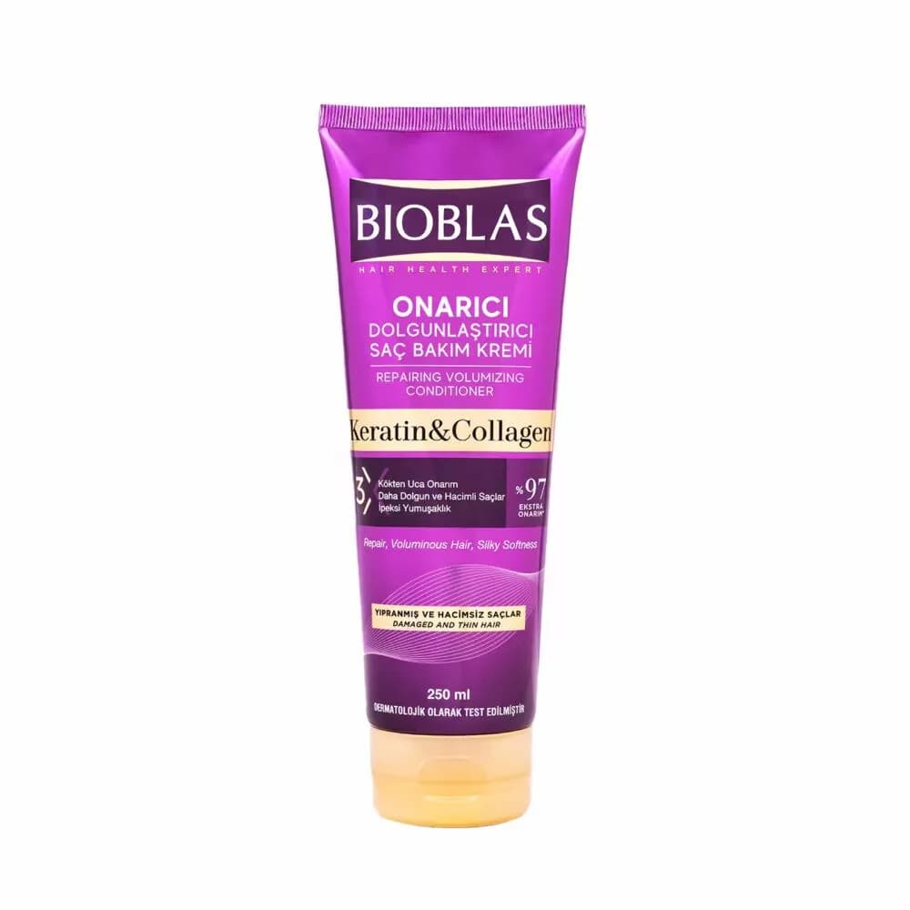 Bioblas Après-Shampoing au Collagène et à la Kératine Anti Chute 250 ml